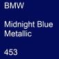 Preview: BMW, Midnight Blue Metallic, 453.